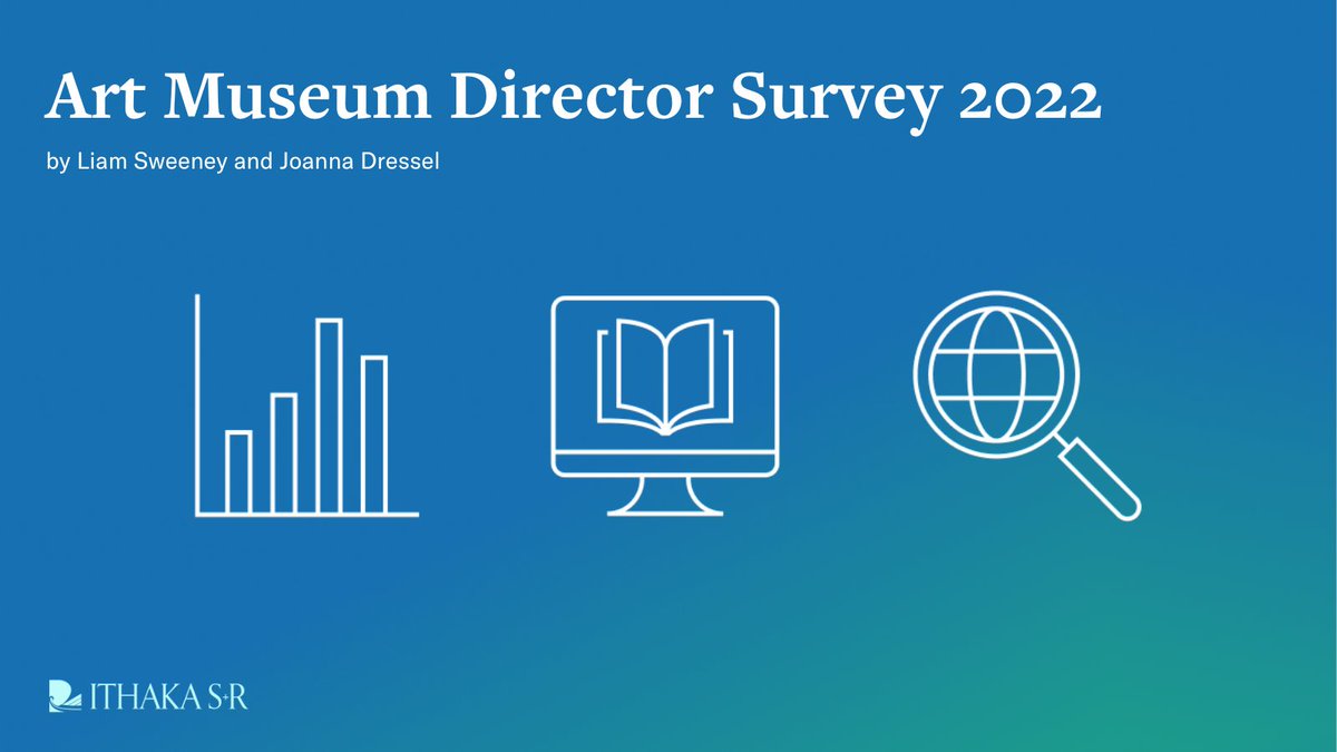 Funded by @KressFdn &amp; <a href="/MellonFdn/">Mellon Foundation</a> in partnership with <a href="/AAMers/">American Alliance of Museums</a> &amp; <a href="/MuseumDirectors/">Art Museum Directors</a>, the Ithaka S+R Art Museum Director Survey traces the perspectives of art museum directors on their institutions and the museum sector as a whole. 

Explore the new report: sr.ithaka.org/publications/a…