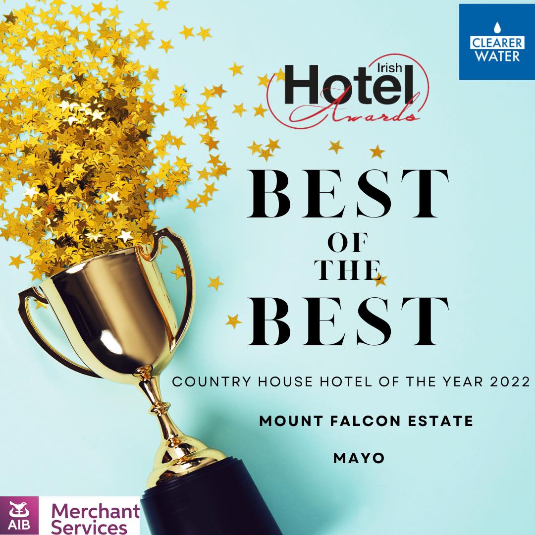 Mount Falcon Hotel (@mountfalconest) on Twitter photo COUNTRY HOUSE HOTEL OF THE YEAR 2022 🎉🎉🎉
Thank you <a href="/IrishHotelAward/">Irish Hotel Awards</a> for this wonderful accolade and the other commendations. COUNTRY HOUSE HOTEL OF THE YEAR 2022 🎉🎉🎉
Thank you <a href="/IrishHotelAward/">Irish Hotel Awards</a> for this wonderful accolade and the other commendations.
