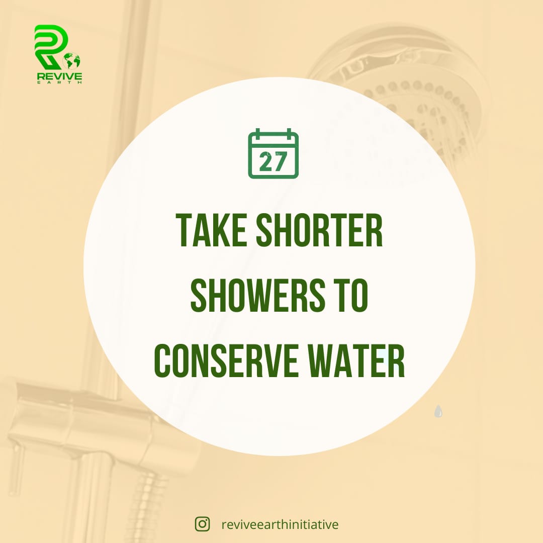 ReviveEarth_'s tweet photo. 𝗗𝗮𝘆 𝟮𝟳

Cutting down your daily shower time can help save gallons of water as well as saving energy.
It is also an easy way to reduce water shortage issues and also reduce your water bill.

©𝗧𝗵𝗲 𝗥𝗲𝘃𝗶𝘃𝗲𝗘𝗮𝗿𝘁𝗵 𝗜𝗻𝗶𝘁𝗶𝗮𝘁𝗶𝘃𝗲. 

#savewater #savewatersavelife https://t.co/aS6QBHlxxZ