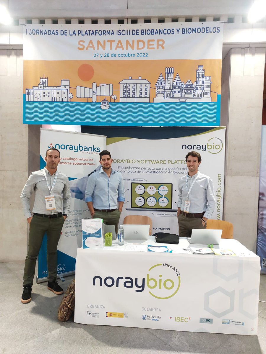 ¡Ya estamos en las I Jornadas de la Plataforma ISCIII de Biobancos y Biomodelos!👩‍🔬

Recuerda que hoy a las 17:15 nuestro compañero Jokin Elzo ofrecerá la ponencia "Nueva solución informática para la construcción del catálogo virtual automatizado de muestras de tu biobanco"