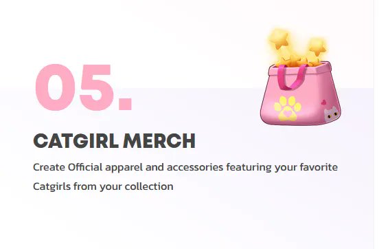 catgirlcoin's tweet photo. As we are working on creating our Merchandise store we want to get your input on the matter.

What #swag would you love to see in our store? Mugs, clothes, and accessories?

#CatgirlSwag #merch https://t.co/5rU5hQwam1