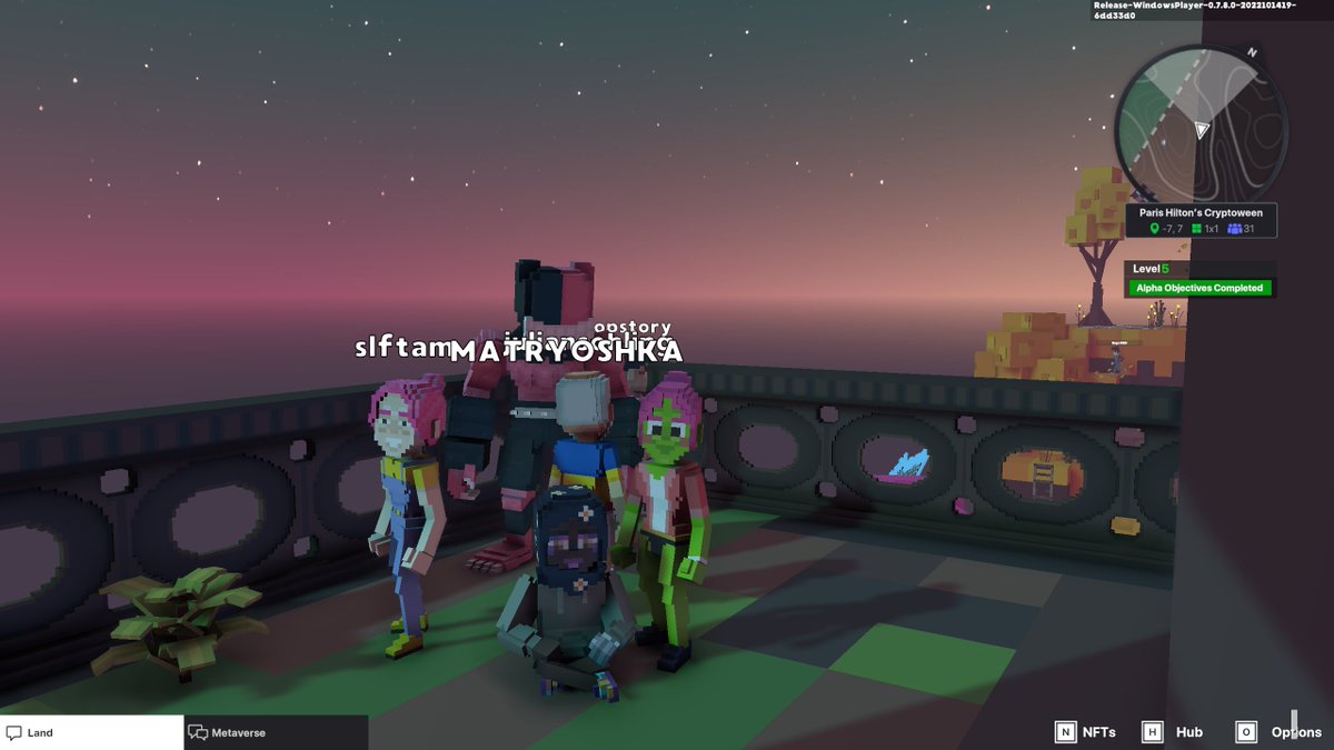 woomannan's tweet photo. @TheSandboxGame I just participated in the Paris Hilton  #Cryptoween Event. I found Grralh check out my screenshot below!
🎃👇 https://t.co/kVCQujvcJV