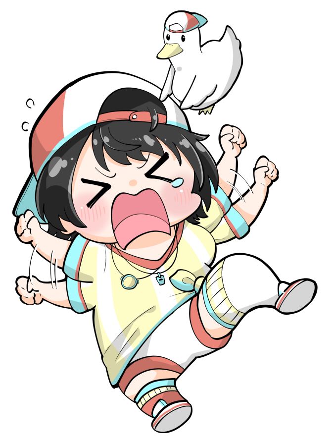 大空スバル 「透過スバァル!! #プロテインザスバル」|矢尾いっちょのイラスト