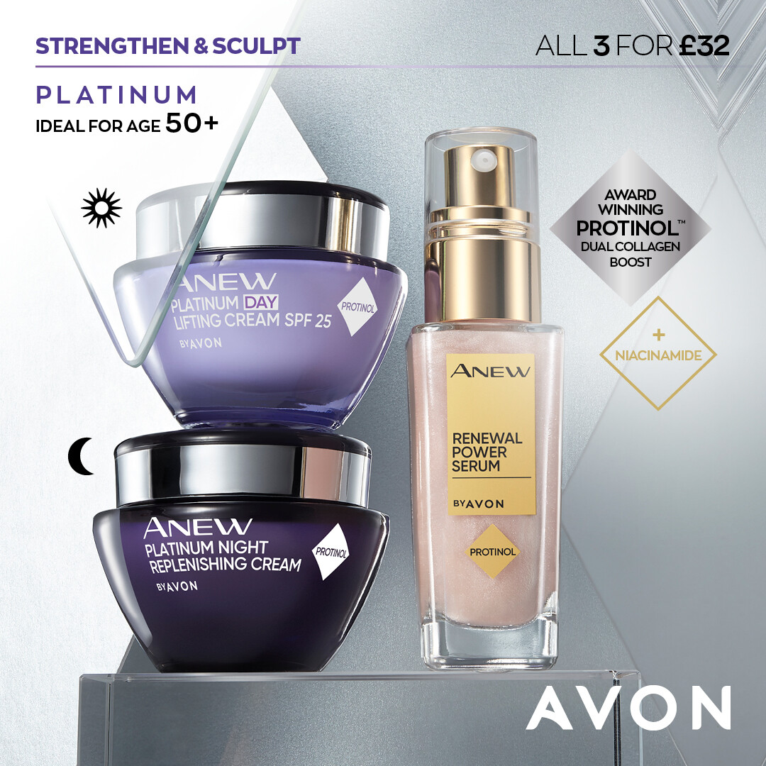 Catheri26351219's tweet photo. Looking for a new product that will replenish your skin? 👀
Introducing the Platinum Power Pack, formulated with Protinol™ 💜
https://t.co/dB9TcVgdNY
#Skincare #Anew #Protinol #ProtinolTechnology https://t.co/FalsZGYibz