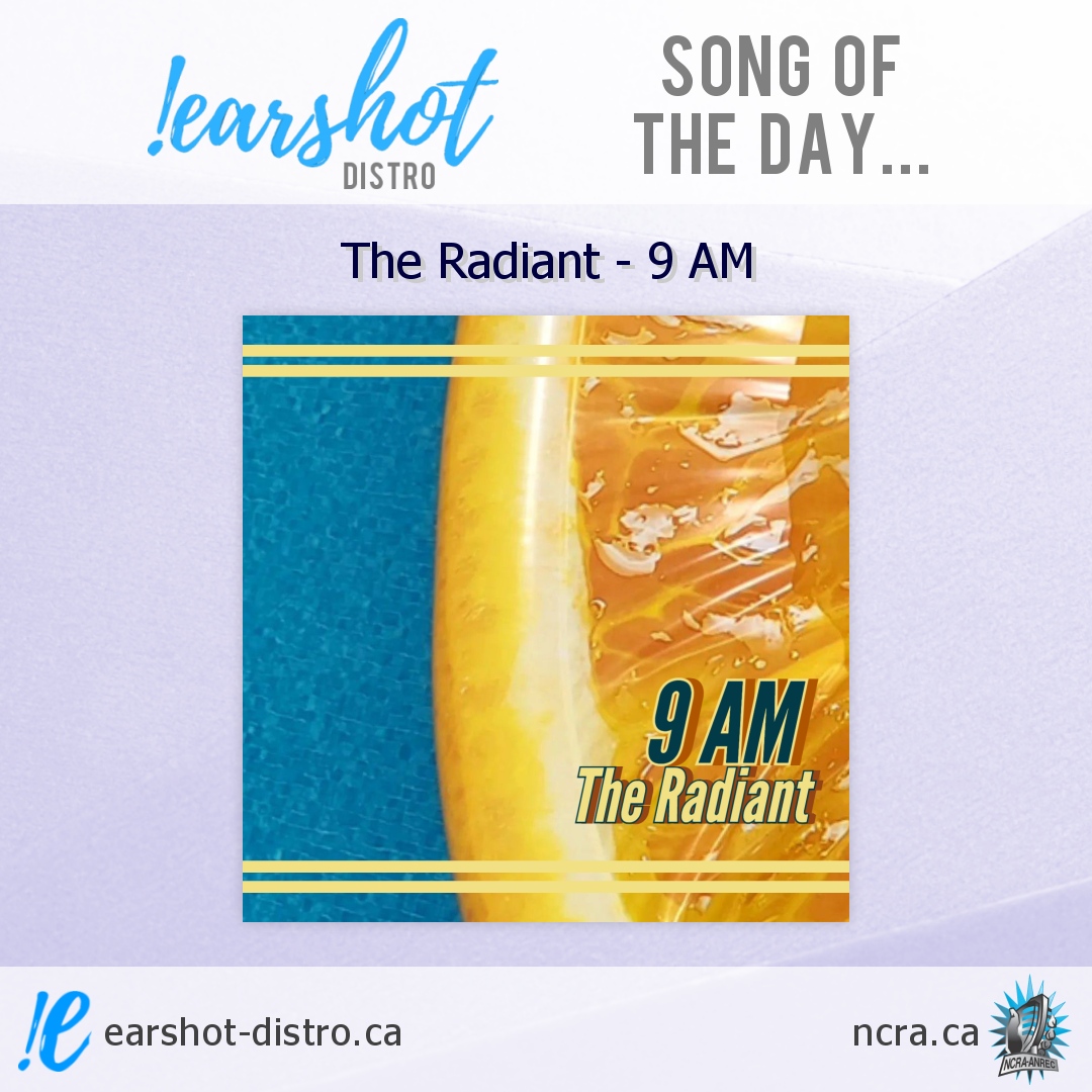 The #EarshotSongOfTheDay is <a href="/theradiant_band/">The Radiant</a>'s '9 AM' - a punchy, fresh, indie rock take on 'gonna be real with you', from this #Saskatoon quintet.

More: theradiantyxe.bandcamp.com
#earshotdistro #musicdistro