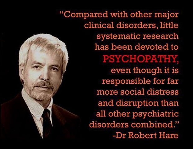 Robert D. Hare CM is a Canadian forensic psychologist, known for his research in the field of criminal psychology. He is a professor emeritus of the University of British Columbia, where his studies center on psychopathology and psychophysiology. Wikipedia