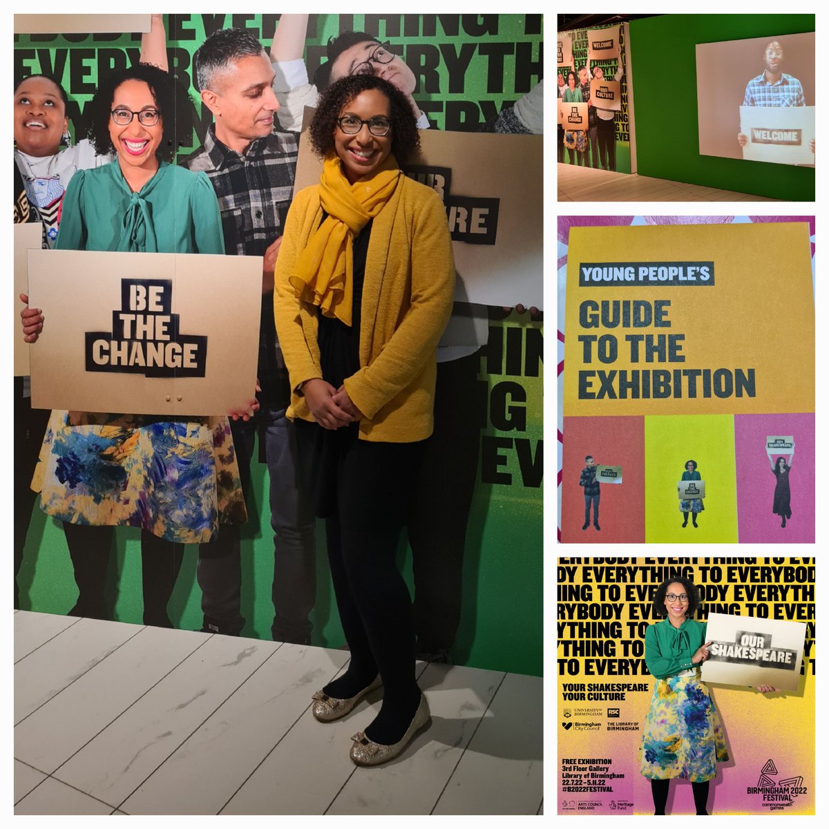 🎉🥳Exhibit A!!🎉🥳 Visited the brilliant @E2EShakespeare exhibition @LibraryofBham today!! Delighted to be featured in the exhibition. Thank you Prof. Ewan Fernie @ShakesInstitute & the E2E team.