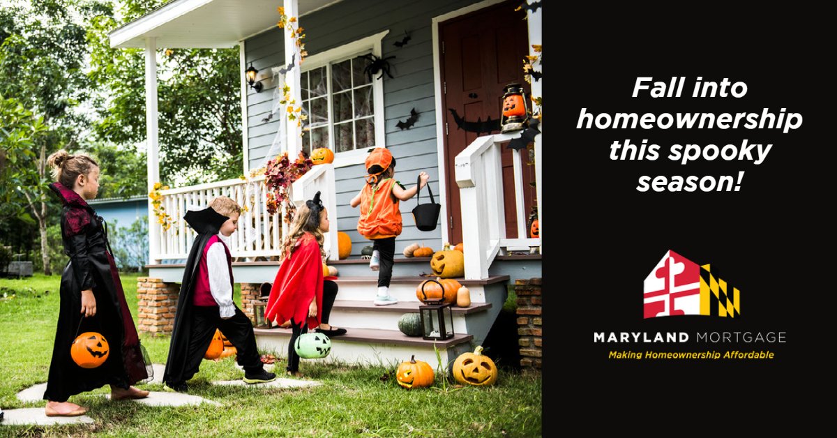Fall into homeownership this spooky season!

To learn more about eligibility, visit mmp.maryland.gov/Pages/Eligibil…