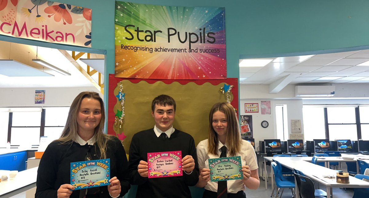 GirvanAcadHE's tweet photo. Congratulations to our Higher HFT pupils who are our stars of the week. This was due to their hard work and in-depth knowledge when answering Analyse questions. Well done ✨ https://t.co/dhXVs1bFla