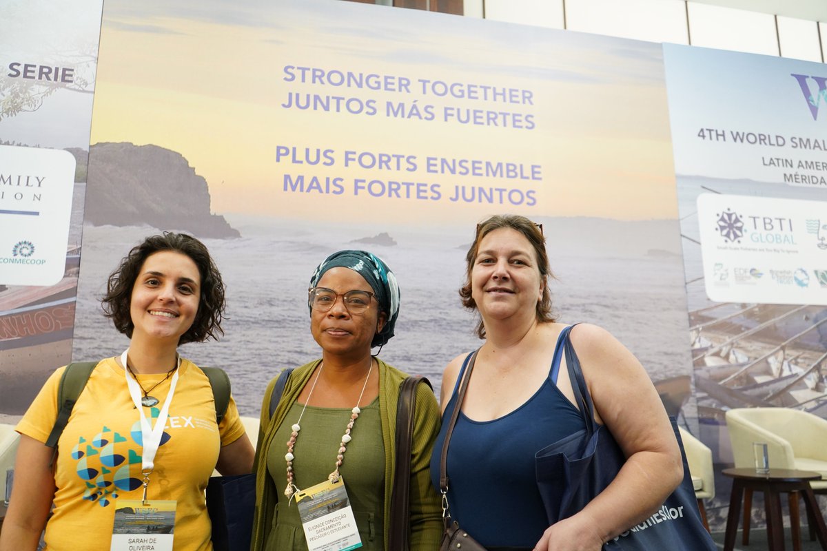 TBTInetwork's tweet photo. Day 2, Oct 25 - official start of the #4WSFC LAC!
Focusing on ways to strengthen the voices of fishing people & bolster capacities of communities to adapt to socio-ecological changes
#StrongerTogether #MaisFortesJuntos #4WSFCLAC #SSF #IYAFA https://t.co/1FrW39EDry
