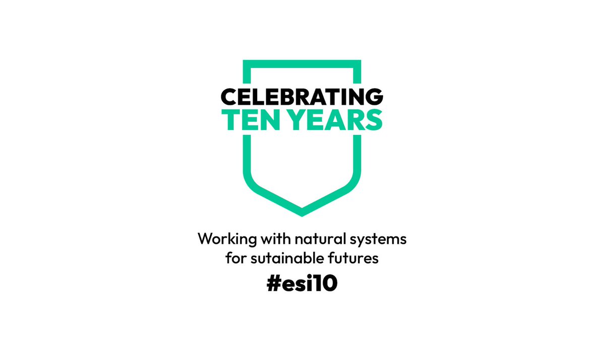 The Environment and Sustainability Institute (ESI) is celebrating its ten-year anniversary with a series of #esi10 events including think tanks, lectures, workshops and socials throughout this academic year. Find out more bit.ly/3Fk9cdV @UniofExeterESI @UofE_Research
