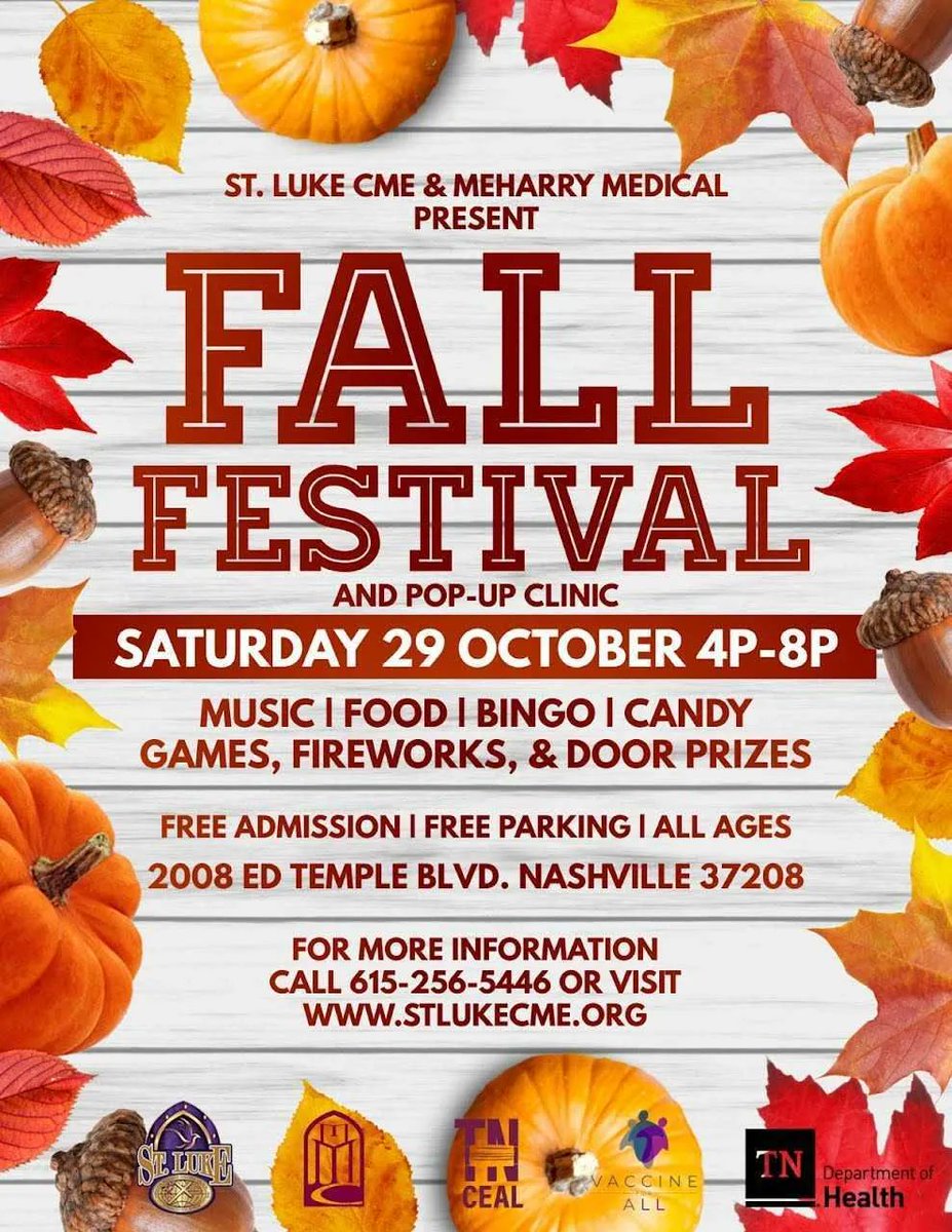 TnCeal's tweet photo. It's going to be an incredible Halloweekend! Find us all over this weekend at these events! Be sure to check our website to know where you can find us! https://t.co/xkdB3PkwlH
#TNCEAL #HealthWorksTN #GetBoosted #StayBoosted #NashvilleEvents #NashEvents #ThingsToDoInNashville https://t.co/bYJ7i5GL7t