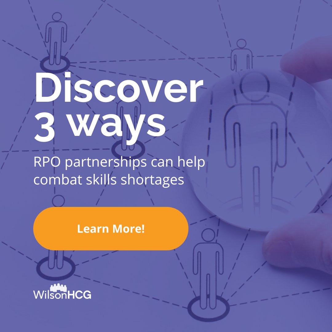 Unsure how an RPO partner aligns itself with its clients? Look at some key factors RPOs use to help combat the skills shortage. 👇

✔️ Employment Branding
✔️ Strategic Workforce Planning
✔️ Hiring manager training

See more here: whcg.co/3MgUoOv

#HRexecutive #HR