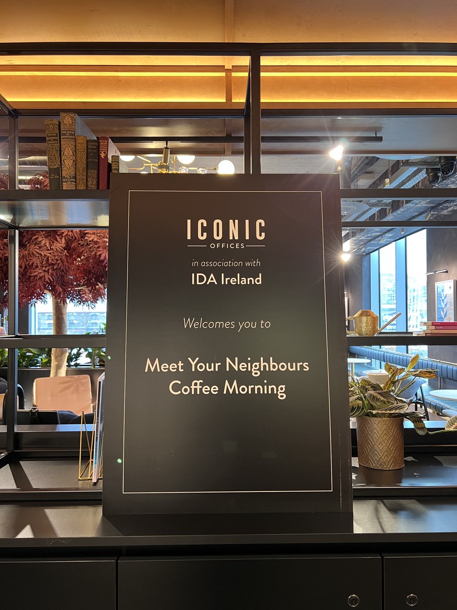 IconicOffices's tweet photo. It was great to have @IDASouthWest in our spaces this morning, hosting their Meet Your Neighbours Coffee Morning at NSQ2.

We're delighted to be welcoming members and guests into our latest workspace in Cork City! 

#IDAIreland #CorkCity https://t.co/mFRIWQb8V5