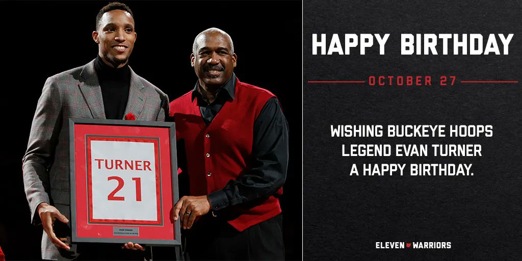 Wishing Evan Turner a happy birthday from Buckeye Nation. 