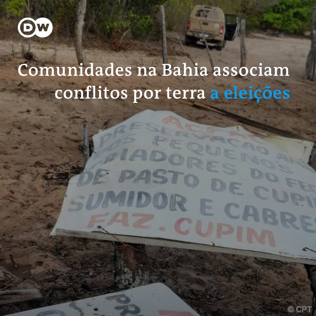 dw_brasil's tweet photo. Temendo derrota de Bolsonaro, fazendeiros usam homens armados e grilagem para expulsar comunidades tradicionais em zona de expansão do agronegócio na Bahia. Ausência do Estado é prato cheio para criminosos, denuncia Comissão Pastoral da Terra. | https://t.co/p2lCZ9VzZq https://t.co/jd17gfEAzs