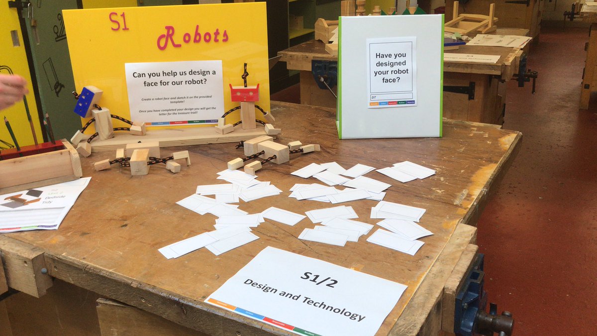 Getting ready to welcome everyone to our open evening tonight <a href="/BeeslackHigh/">Beeslack CHS</a> This year we’ve added a treasure trail for some active participation! Look out for your challenge at each department! #strivetobe