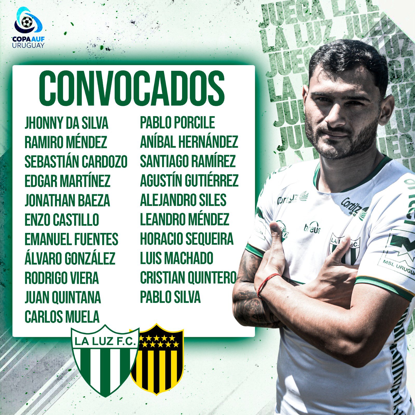 La Luz Fc SAD on Twitter "📋👥 Lista de ᴄᴏɴᴠᴏᴄᴀᴅᴏs para jugar frente a