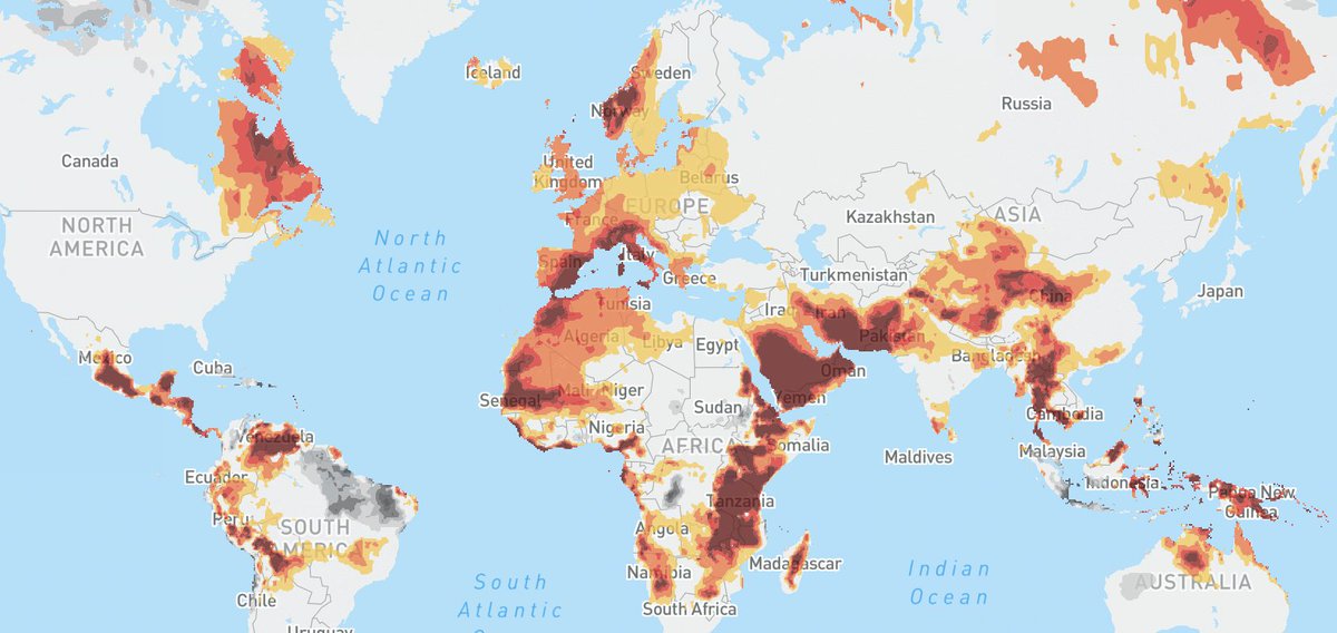 Yesterday, over 1 billion people were experiencing elevated temperatures that were at 3x more likely because of climate change. You can see the global map at csi.climatecentral.org/csi-contour-ma…