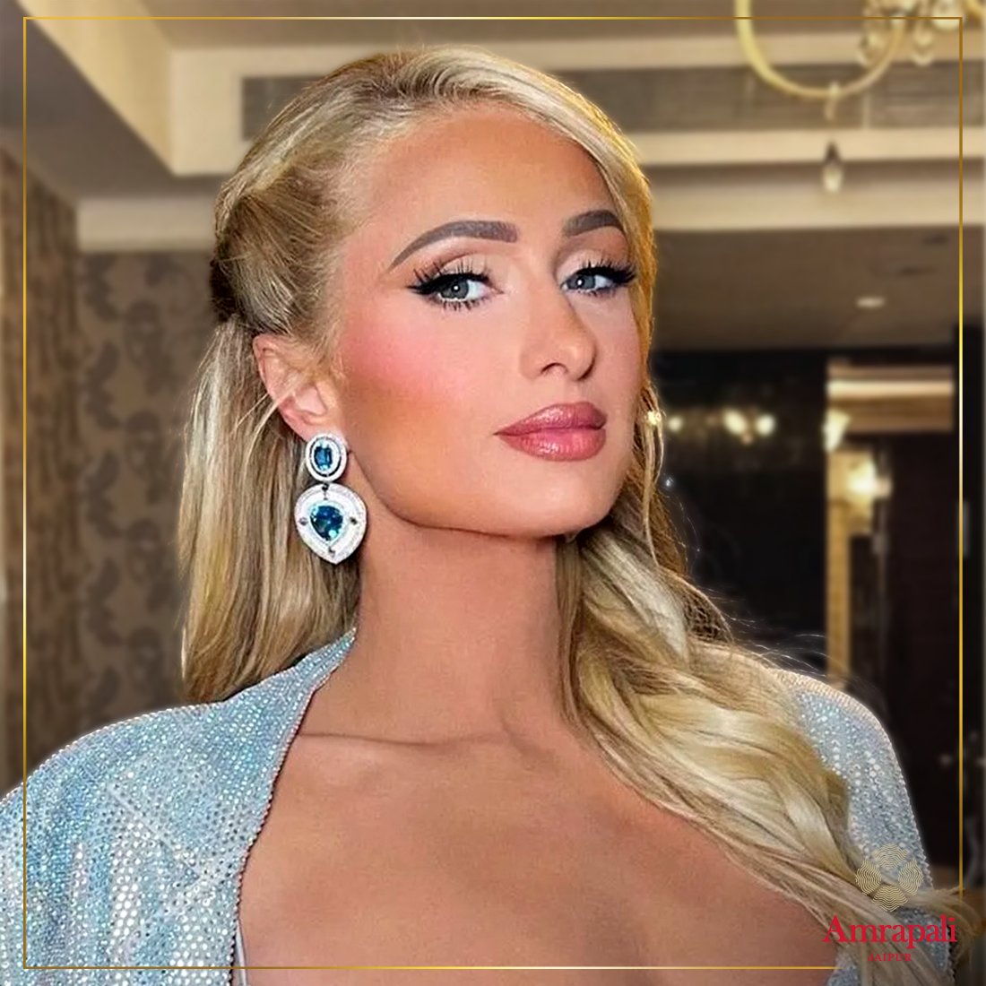 amrapalijewels's tweet photo. .@ParisHilton glitters bright in our blue topaz diamond earrings with pink enamel. 
#AmrapaliJewels #ParisHilton #Classy #DiamondEarrings #PinkEnamel #SparkilingTopaz #RubyRush #ParisHiltonFragranceLaunch #ParisHiltonFragrance #Glamorous #Hollywood #EnamelJewellery #EnamelJewelry https://t.co/59HxvvpcAr