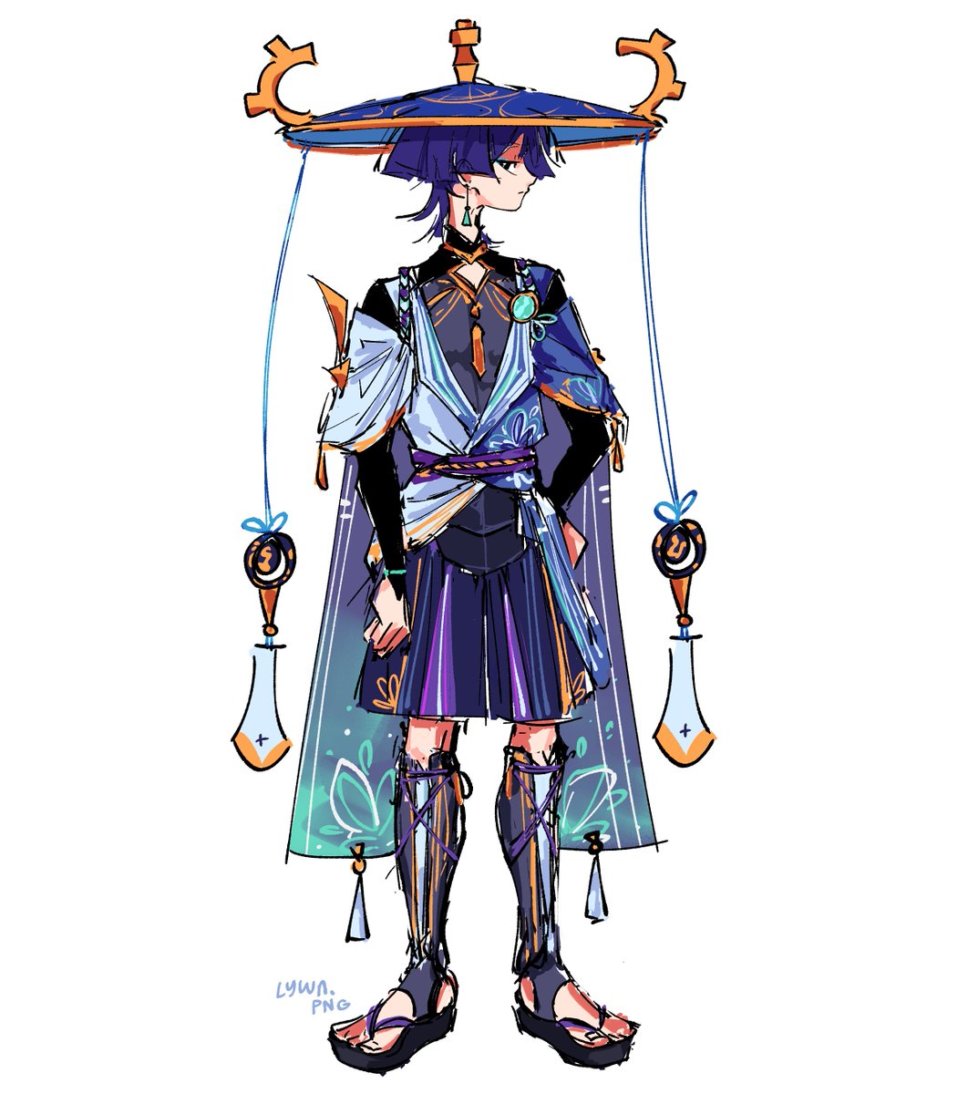 my take on the recent scara redesign leaks (pt.2)
#scaramouche #GenshinImpact #fanart