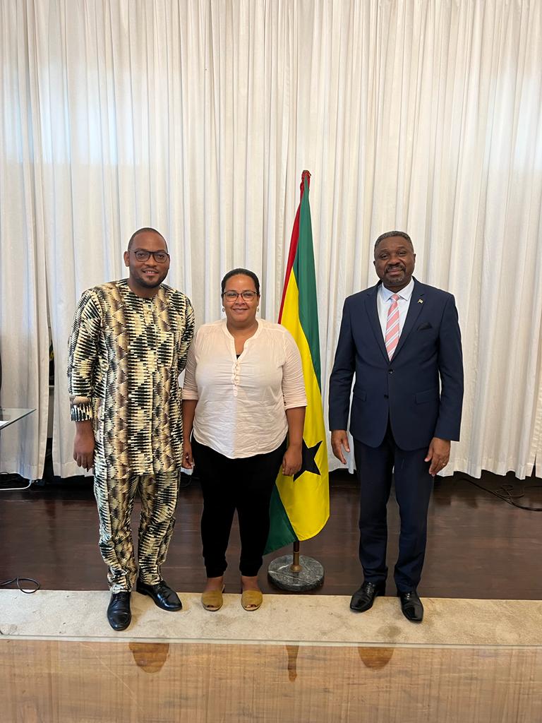 DodeHeim's tweet image. Audience UNESCO/FPMA avec SEM Jorge Bom Jesus, PM Sao Tomé et Principe. 
Heureux des fructueux  échanges autour de l’Appel à l’action de Ydé et l’impératif de l’élaboration de la liste indicative et de l’inscription d’un premier bien au patrimoine mondial. 
#UNESCO 
#FPMA