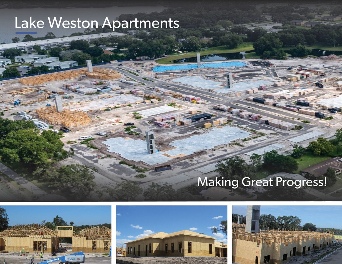 Congratulations to the @FCP project team at Lake Weston Apartments in Orlando, FL, for reaching the milestone vertical framing phase! #multifamily #orlando #apartments #constructionmanagment 

felicedevelopmentgroup.com/projects/lake-…  

fcpdc.com
