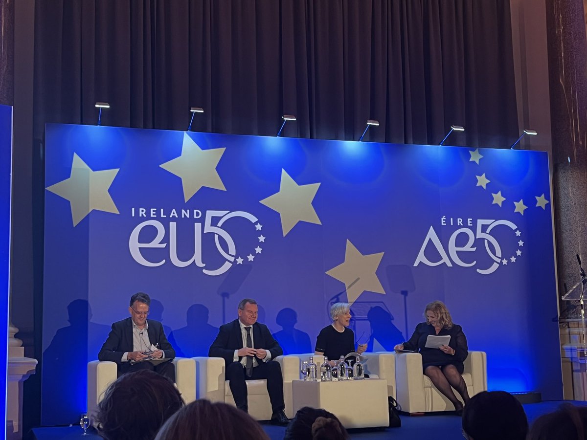 Fascinating and stimulating discussions today at #EU50SMCONF to mark 30 years of #SingleMarket <a href="/ibec_irl/">Ibec</a> Danny McCoy highlighted the transformative nature of the Single Market for Ireland and its huge role in Ireland’s economic success #IrelandEU50