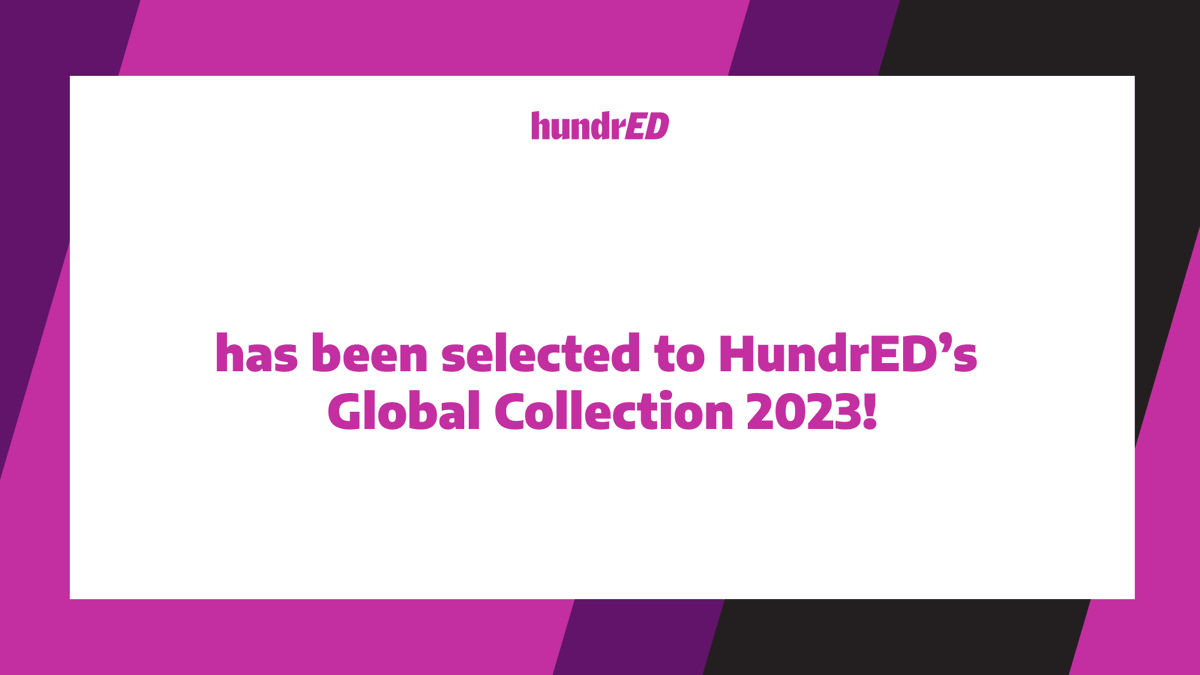 Felicitem l'Equip ICE UAB Músiques del món contemporànies i modernes perquè el seu programa "Els compositors entren a l'aula" és un dels 100 projectes d'innovació educativa destacats i a tenir en compte el 2023 de <a href="/HundrEDorg/">HundrED.org</a>
#HundrEDGlobalCollection 
#HundrEDSummit