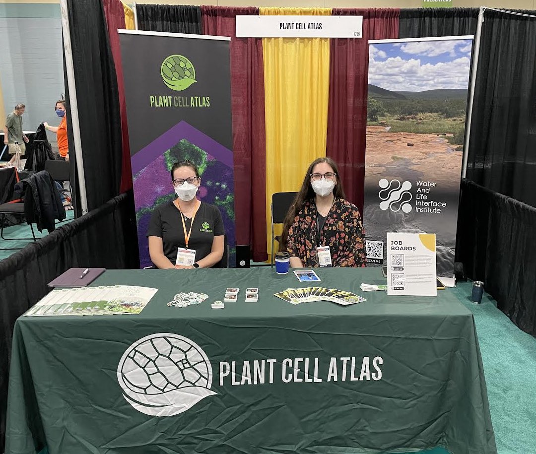 And we’re up! Come find us at booth #1725 at #2022NDiSTEM to learn about the Plant Cell Atlas and open #PlantSciJobs!