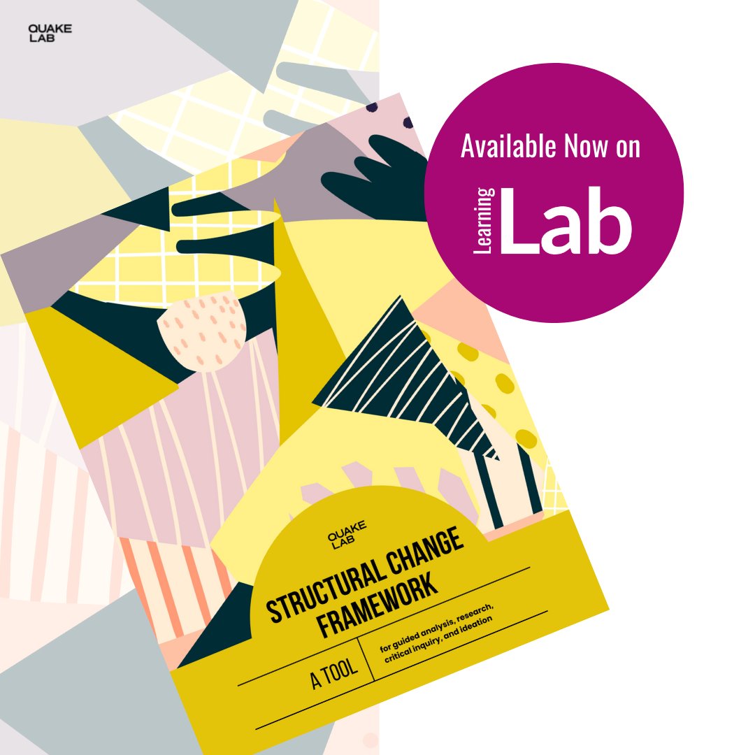 TheQuakeLab's tweet image. Structural change can be intimidating, but with our tools, you won't have to do it from scratch. The Structural Change Framework is LIVE at 🔗diy.quakelab.ca/courses/struct…🔗

#QuakeLabLearningLab #QuakeLab #EDI #DEI #structuralchange