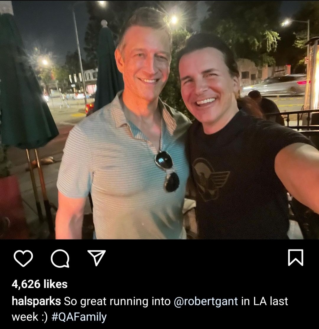 Folk4QAFReunion's tweet photo. This TV couple 😍 They still look so good together. We think it's past time to bring them back. Is anyone going to listen to the fans? @Showtime @netflix @peacock @AmazonStudios @STARZ #qaf #qafrevival #qafreunion #OGcast #queerasfolk #qafamily #queer #gay 

📸 @HalSparks on IG https://t.co/KMGPZQ7xqP