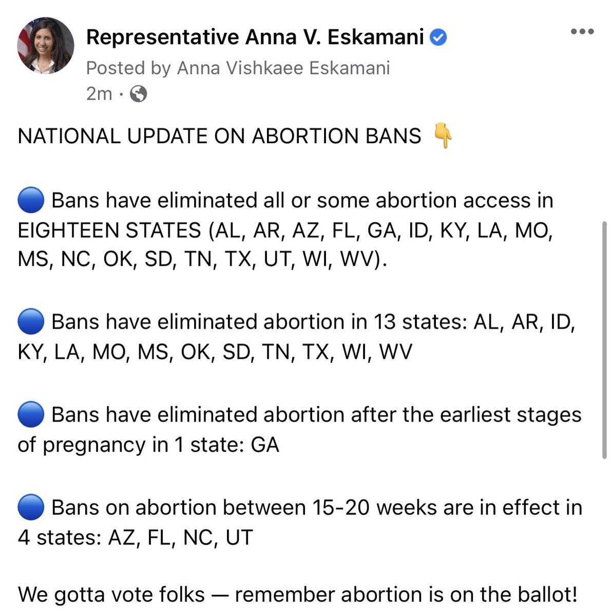 Rep. Anna V. Eskamani, PhD 🔨 tweet media