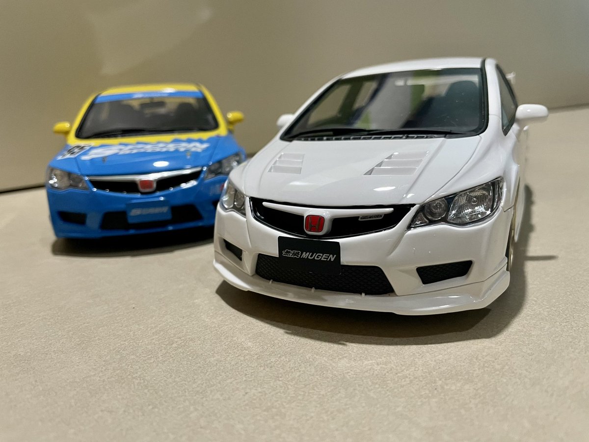 mark_chao726's tweet photo. Mugen & Spoon
#honda
#mugen
#spoon
#fd2
#scale18
#ottomobile https://t.co/7S1LB47cWz