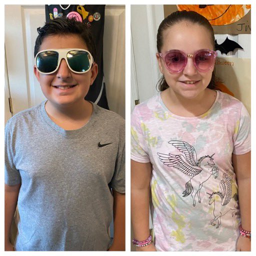 CroceAnnmarie's tweet photo. “Your future is bright” wearing sunglasses for Red Ribbon Week 🕶
@NbrPrincipal @DeniseFisherNB @NBUFSDPride https://t.co/WDuCh6yJzF
