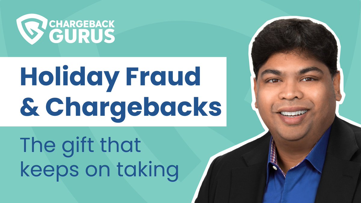 ChargebackGurus's tweet photo. The #holidays are a time for giving, but they are also a time for fraudsters to take advantage of unsuspecting #merchants. Discover the different types of holiday #fraud and #chargebacks that you need to watch out for!
https://t.co/KSDyNA7nT5
#BeAGuru #Fintech #Business https://t.co/TPohMyVJEM