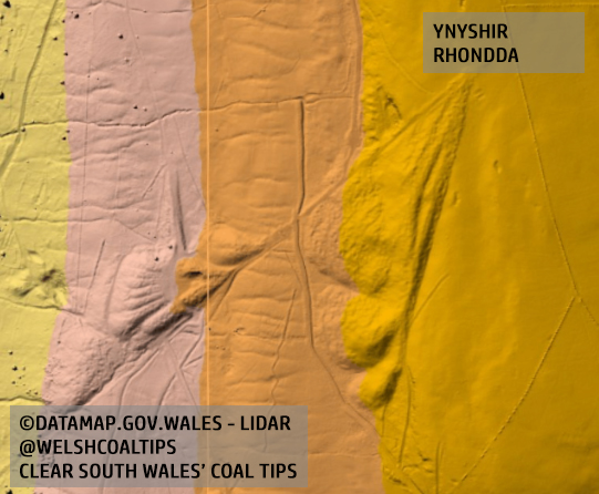 WelshCoalTips's tweet photo. Satellite Image of #coaltips using #WelshGovernment's LiDAR service.
#Ynyshir #Rhondda https://t.co/HQKzYLgj6K