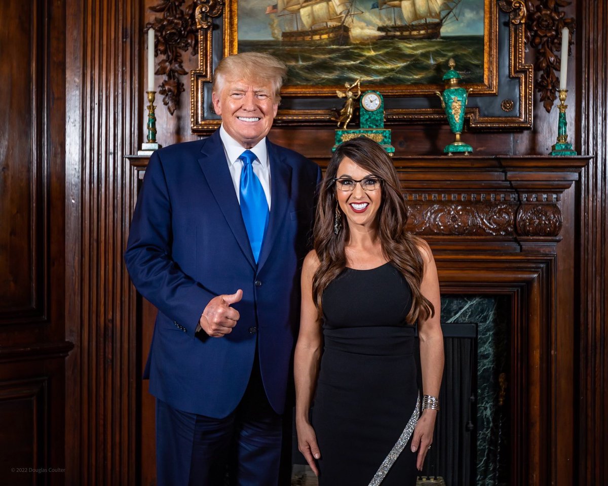 laurenboebert's tweet photo. Only in this great country can a girl brought up on welfare, live out this American dream. From bread lines to sitting with the President of the United States to discuss how we will save our nation. 

Honored, humbled, and loving this fight for freedom! #SaveAmerica https://t.co/sRiSNuLaq7