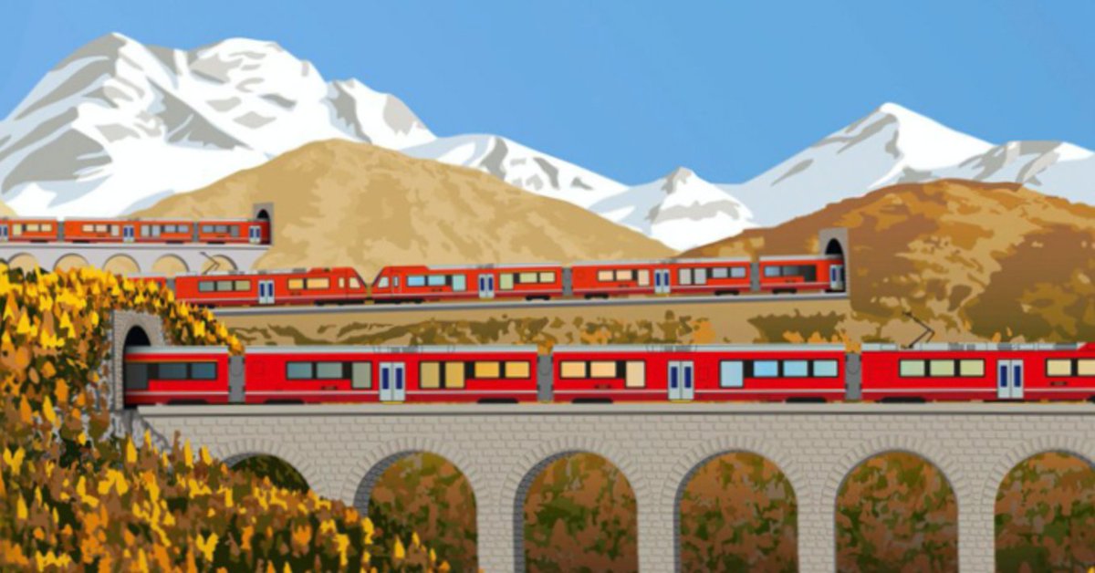 🚃🚆 Die <a href="/rhaetischebahn/">Rhätische Bahn</a> (RhB) will am Samstag mit dem längsten Reisezug der Welt in die Geschichtsbücher einfahren. <a href="/Blickch/">Blick</a> TV überträgt den spektakulären Rekordversuch live und exklusiv. Mehr dazu unter: bit.ly/3sy0n8G #RhBWeltrekordversuch #RhB #Blick #BlickTV