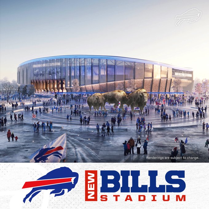 Sportsnet's tweet photo. The Buffalo Bills released renderings of their new stadium, set to open in 2026. 🔥👀

📸: @BuffaloBills https://t.co/BGf8xryq2M