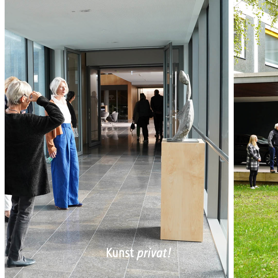 kunstprivat's tweet photo. Architektur und Kunst gehen im Hessischen Finanzministerium eine besondere Symbiose ein. Skulpturen, Fotografie, Malerei und Up-Cycling-Kunst begeisterten die Führungsteilnehmerinnen und -teilnehmer. 
@FinanzenHessen
#kunstprivat #wiesbaden #hessen https://t.co/g3O57kHc1j