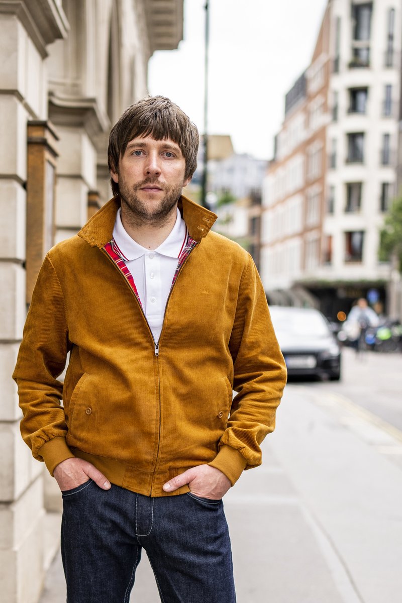 The Merc Cord Highbury Harrington is available now - both in wine and tan -