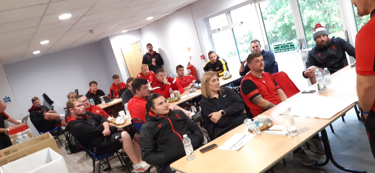 WRU_Scarlets's tweet photo. Hub officer CPD day St Clears leisure centre. Hub officers have covered off
🏉 wheelchair rugby course
🏉 Integrity course and anti doping
🏉 Strategic pillars workshops
🏉 Concussion management
Diolch enfawr i @IncRugbyDC a @Linsbridge am arwain y hyfforddiant. https://t.co/w5e1hu4wMY