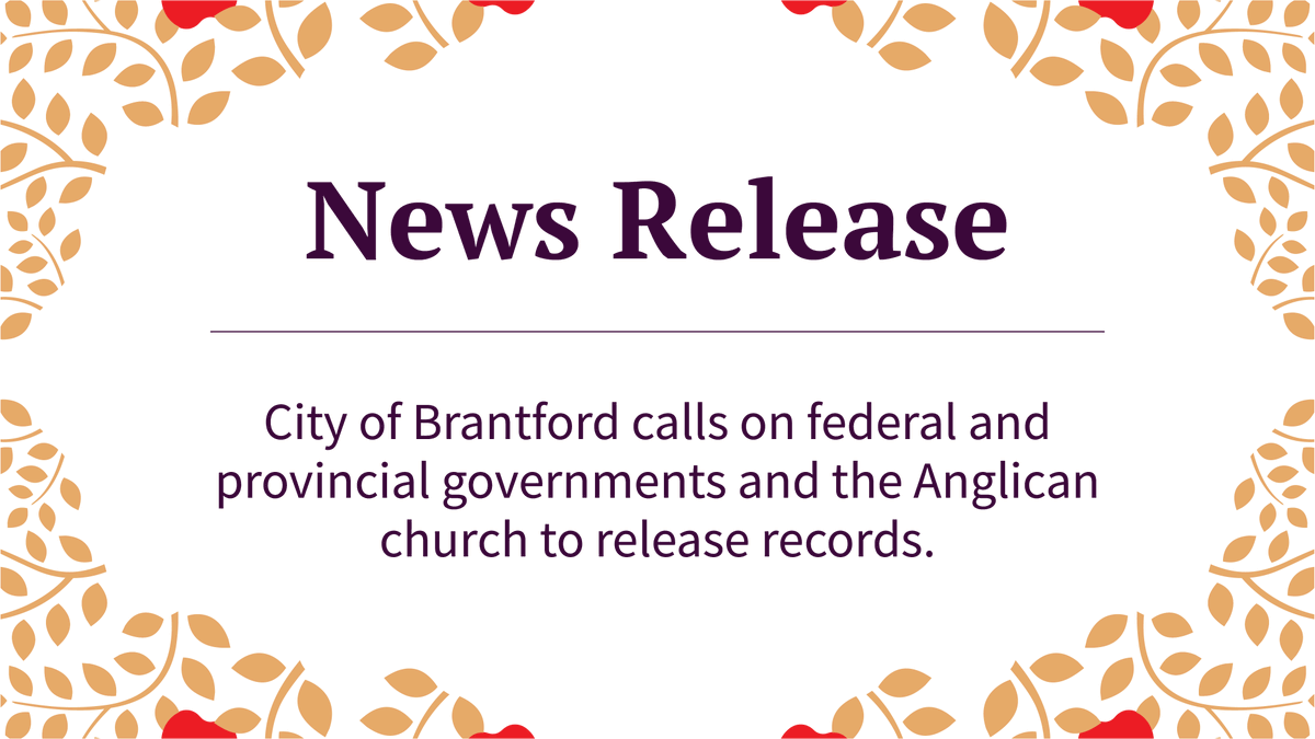 Earlier this year, the Brantford City Council unanimously supported a Notice of Motion calling for the release of all documents relating to the former Mohawk Institute. You can help by contacting your local rep to ask for their support. Details here: bit.ly/noticeofmotion