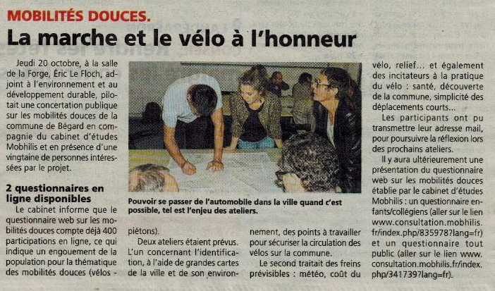 EricLEFLOCH's tweet photo. [BEGARD] Journal L'Echo de l'Armor et de l'Argoat
A la salle de la Forge, Eric LE FLOCH, adjoint à l'Environnement et au développement durable, pilotait une concertation publique sur les mobilités douces de la  Ville de Bégard en compagnie du cabinet d'études Mobhilis...

#begard https://t.co/OsXu8aPYgb