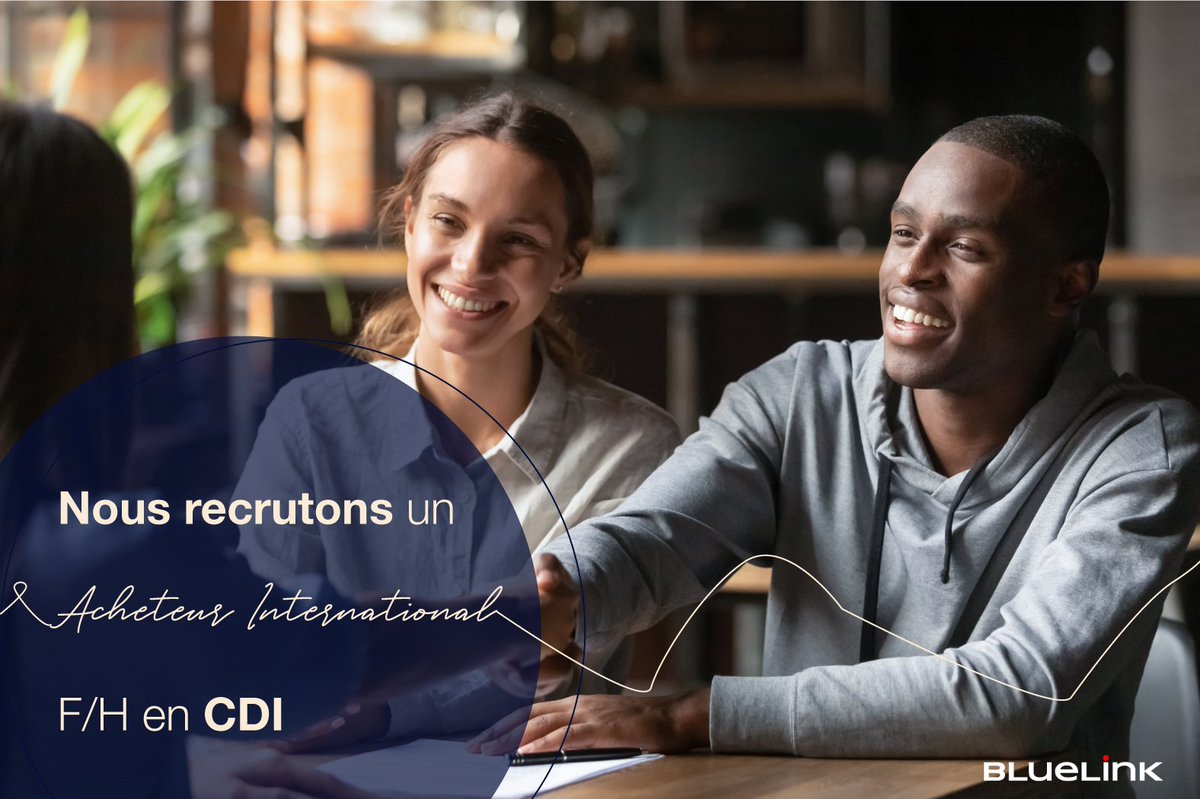 Rejoignez la Direction financière de #BlueLink, groupe expert en #RelationClient, en tant qu'#acheteur #international ! Retrouvez notre offre ici 👇​
jobs.bluelinkservices.com/jobs/acheteur-…