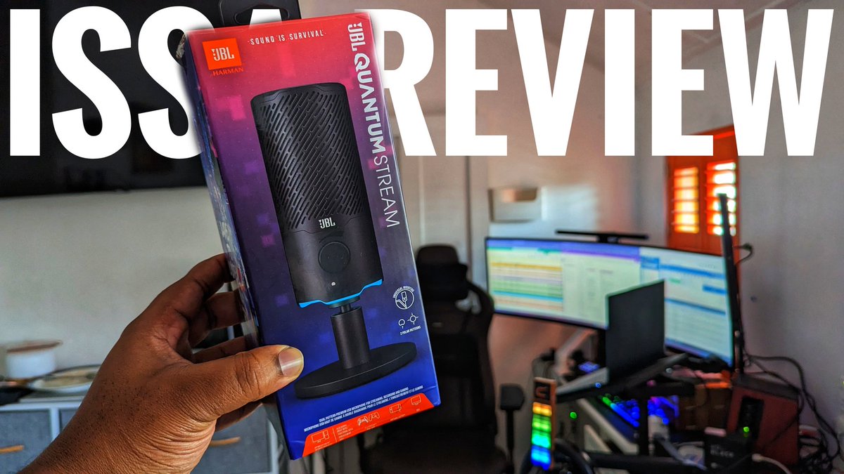 TechJamo's tweet photo. Ay!
New YouTube Video Out 🎉
Quickly checked out that new #QuantumStream Gaming Mic from the GANG @JBLQuantum ❤️
https://t.co/7BXrMStWAX
Specs:
- RGB
- 3.5mm | USB C
- JBL QUANTUM ENGINE compatible
- Cardioid or Omnidirectional
Retweet 🔂 | Like ❤️ | Share ✅ if you can 😁 https://t.co/dBctDWDcQN