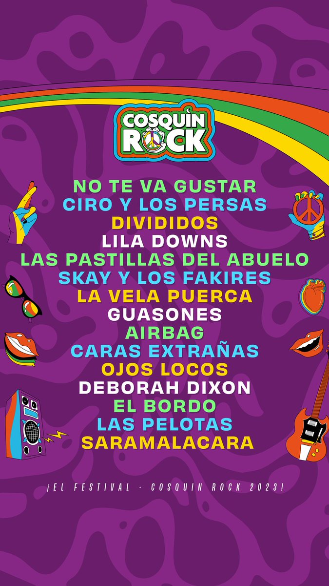 CosquinRock Paraguay tweet media
