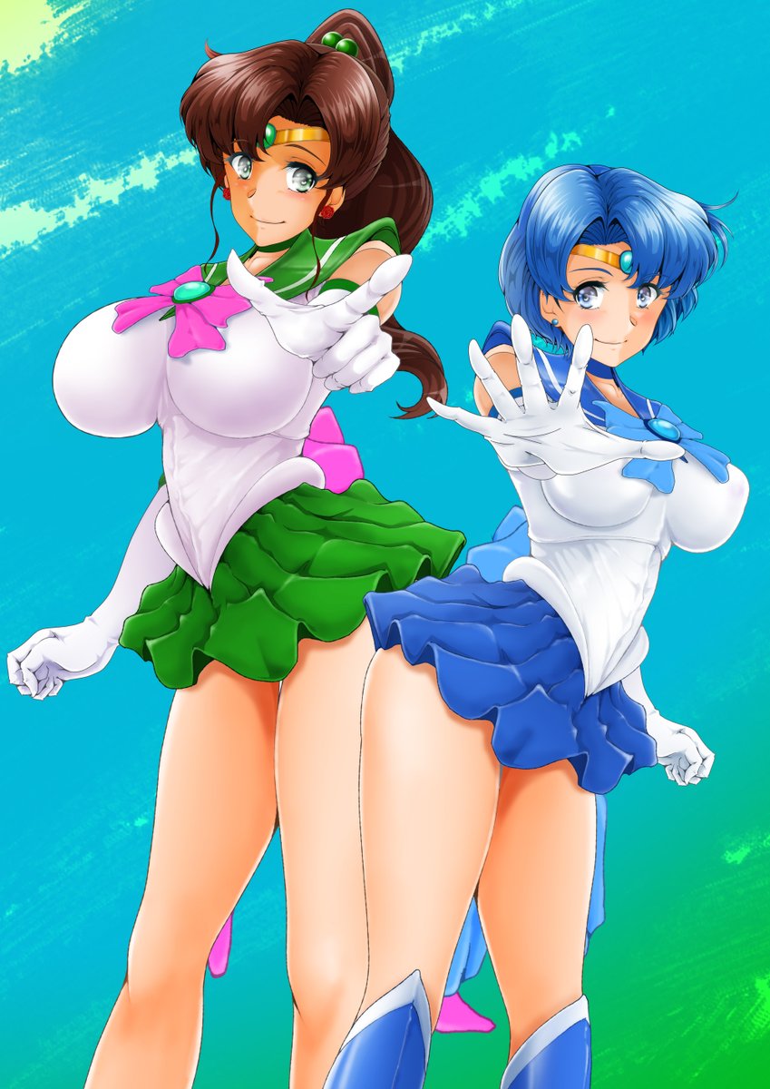 今日も過去絵
ジュピターちゃんとマーキュリーちゃんなのぜ。 