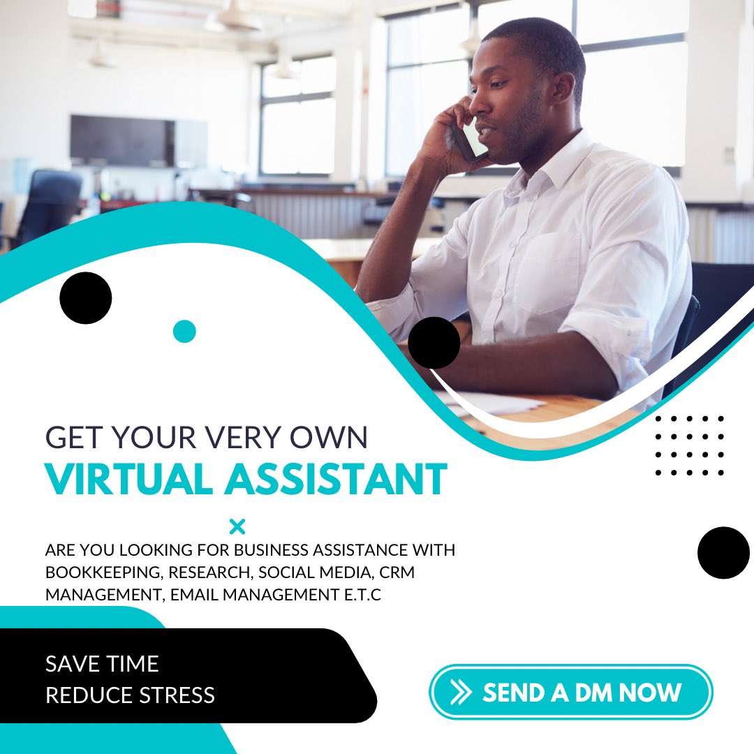 Do you need to expand your company? 

Do you require an extra set of hands? 

Get a VA from us today, Send us a direct message.

Follow @vanaija_hub for more tips and enquiries.
.
.

#virtualassistant #instagramreach
#instagramgrowthservices
#socialmediamarketingstrategy